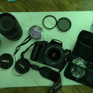 CANON Eos Rebel T3 With 3 Lenses